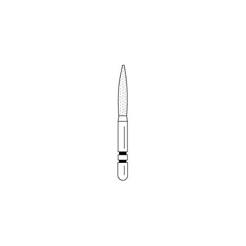 Abrasive Technology 265.8F Two Striper FG Friction Grip Flame Fine Grit Diamond Burs 5/Pk 2015161 Abrasive Technology 265.8F Two Striper FG Friction Grip Flame Fine Grit Diamond Burs 5/Pk 2015161
